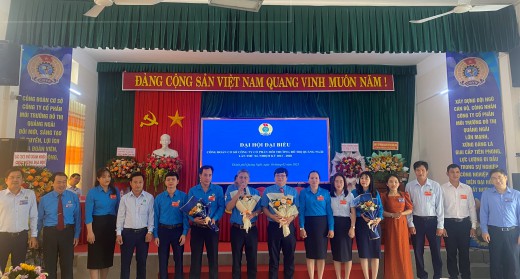 Đại hội đại biểu Công đoàn cơ sở Công ty CP Môi trường Đô Thị Quảng Ngãi lần thứ XI, nhiệm kỳ 2023-2028