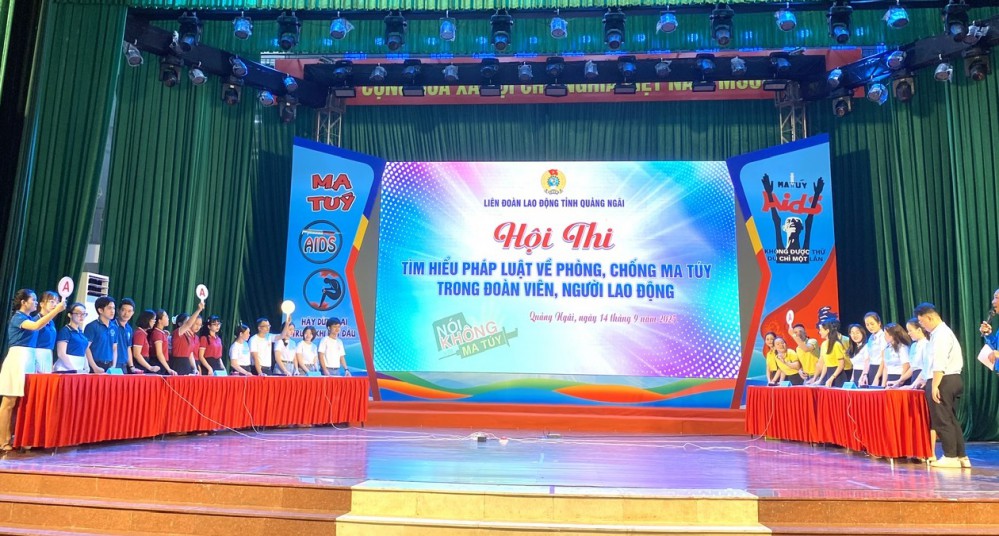 Hội thi Tìm hiểu pháp luật về phòng chống ma túy trong đoàn viên, người lao động năm 2025
